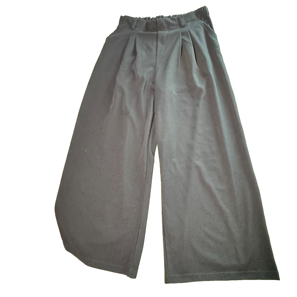 NWT Halara High Rise Wide Leg Pull On Pleated Ponte Work Pants Office - Picture 5 of 7